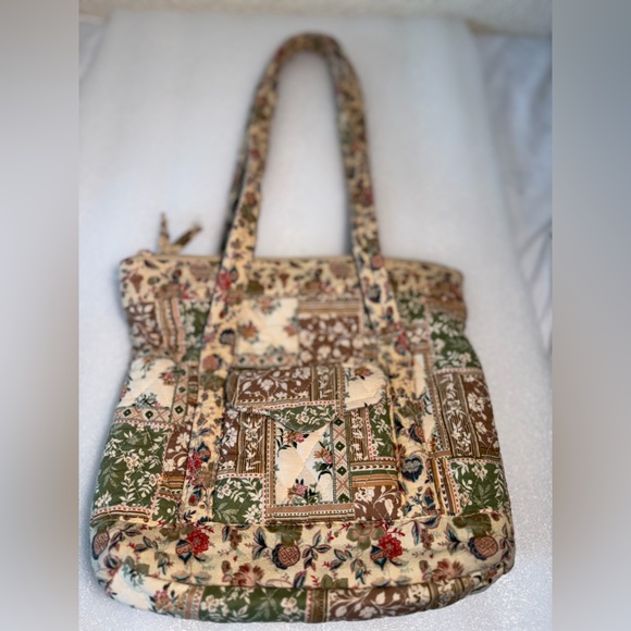 Vintage Elegant Patchwork Tote Bag - Picture 5 of 11